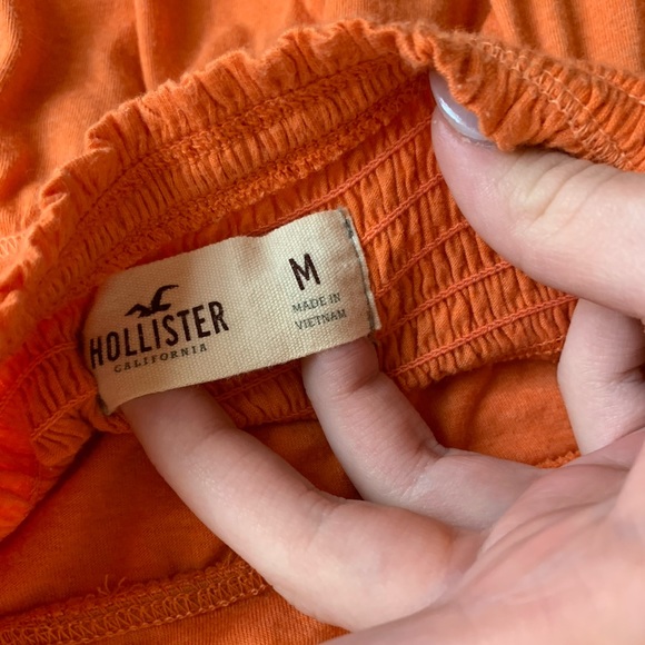 Hollister Orange flowy tube top - Picture 5 of 5